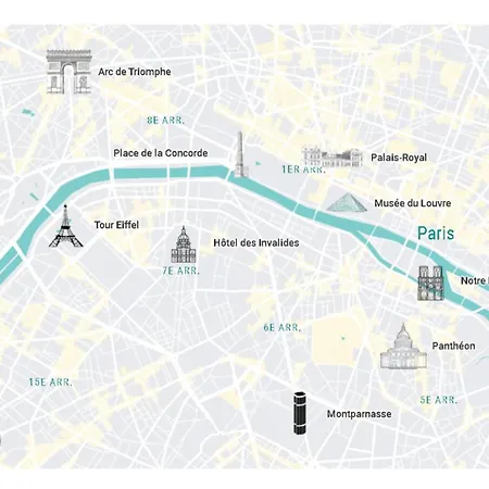 Daire 15 Confortable 5 Minute Metro Balard Paris